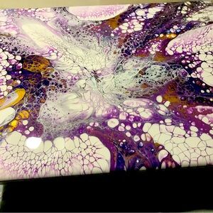 Acrylic poured painting